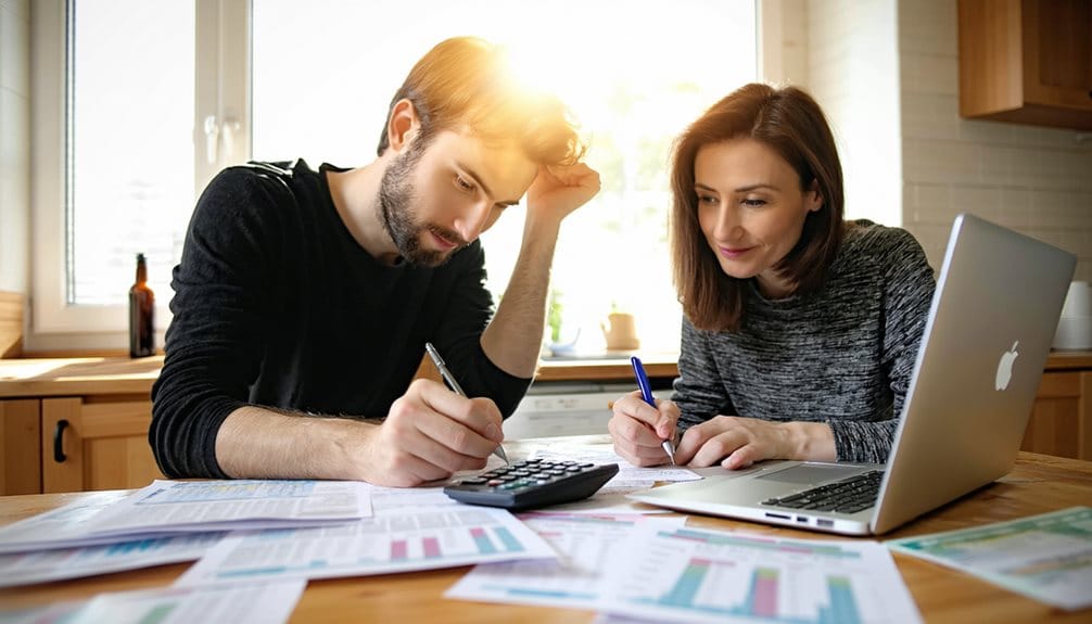 joint debts during separation