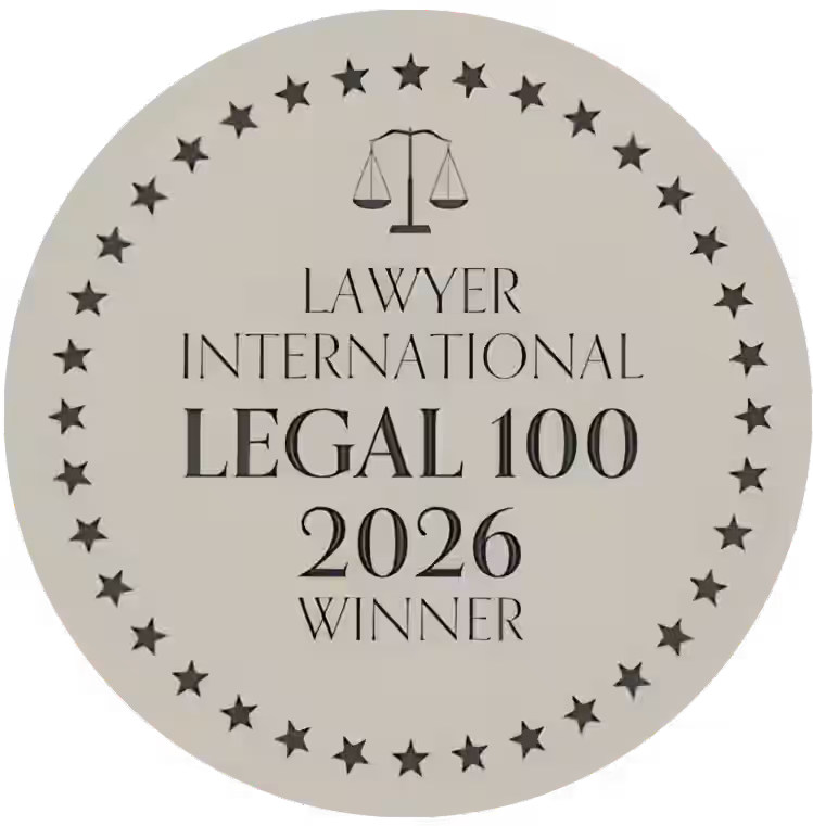 Legal 100 Award - 2026 Winner