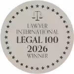 Legal 100 Award - 2026 Winner